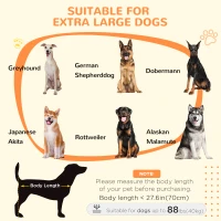 PawHut 46.5" Dog Crate Furniture, Dog Crate End Side Table for Extra Large Dogs, White(m-4)