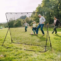 Soozier 8' x 6' Soccer Rebounder Net with 5 Adjustable Angles for Backyard Park Training Practice(m-8)