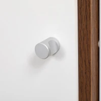 PawHut Furniture Style Dog Crate, Pet Cage Kennel End Table, Indoor Decorative Dog House, with Wooden Top, Door, for Small Dogs, Brown(m-10)