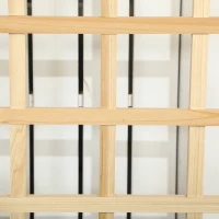 Outsunny Distressed Wood Planter Box with Trellis, Raised Garden Bed for Outdoor Plants Flowers Herbs, Natural(m-10)