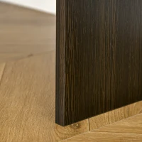 HOMCOM 47.25" L-Shaped Computer Desk, Writing Desk, Corner Desk with Storage Shelves for Home Office, Study, Black(m-9)