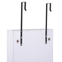 HOMCOM Mirror Jewellery Cabinet Armoire with LED Lights and 2 Keys, Wall Door Mounted Jewellery Organizer, Lockable Full-length Mirror, Wood Grain Grey(m-9)