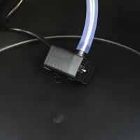 Outsunny 2-Tier Wooden Barrel Water Fountain with Electric Pump Cascading Feature Outdoor Indoor Decoration(m-10)