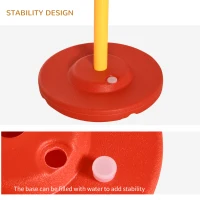 PawHut 3PCs Dog Agility Training Equipment, Outdoor Obstacle Course Starter Kit with Hoop, Hurdle, Weave Poles and Carrying Bag(m-7)