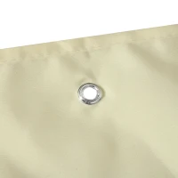 Outsunny Gazebo Mosquito Netting Replacement, 4-Panel Canopy Screen Walls with Zipper for 10' x 10' Gazebo, (Sidewall Only), Beige(m-10)