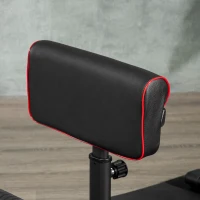 Soozier Sissy Squat Machine, Leg Workout Equipment with Adjustable Pad, Rollers and Non-slip Foot Plate for Home Gym Fitness(m-7)