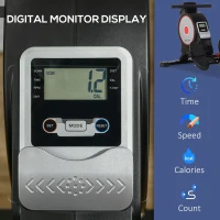 Soozier Magnetic Rowing Machine, Foldable Rower with 8 Level Resistance, Digital Monitor & Transport Wheels for Home Gym(m-5)