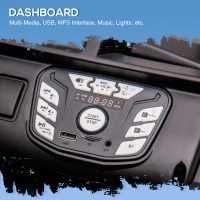 Aosom 12V Battery-powered Kids Electric Ride On Police Car SUV Truck Toy with Parental Remote Control, White(m-5)