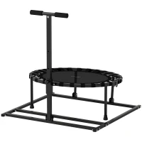 Soozier 2-in-1 38" Rebounder Trampoline for Adult, 8-Angle Adjustable Baseball Volleyball Soccer Rebounder Fitness Trampoline(m-2)