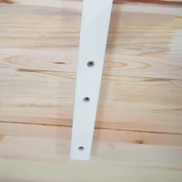 HOMCOM 47" x 30" Dining Table, Farmhouse Dining Room Table with Pine Wood Frame, Space Saving Kitchen Table, Natural(m-9)