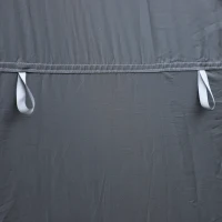 Outsunny Pop Up Shower Tent, Portable Privacy Room for Outdoor Changing, Dressing, Fishing Storage with Carrying Bag, Black(m-9)