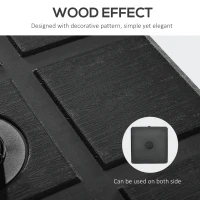 Outsunny Umbrella Stand for 1.3", 1.5" or 1.9" Umbrella Poles, Fillable Umbrella Base, Black(m-7)