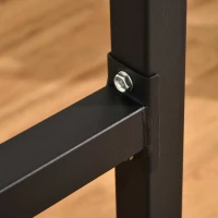 Soozier Dip Station with Padded Handles, Multifunctional Fitness Training Dip Bar for Indoor Home Gym Workout, Black(m-10)