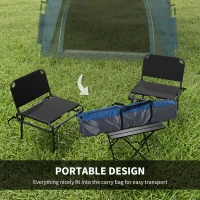 Outsunny 4 Person Pop Up Camping Tent Quick Setup Automatic Hydraulic Family Travel Tent w/ Windows Doors Carry Bag, Blue(m-6)