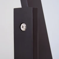 HOMCOM Full Length Mirror, Free Standing Full Body Mirror with Rectangular Frame, Adjustable Angle for Dressing Room, Bedroom, Living Room, Dark Brown(m-10)