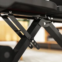 Soozier Adjustable Weight Bench, Foldable Workout Bench with Multi-Angle Seat and Back, Flat or Incline Bench for Home Gym(m-9)