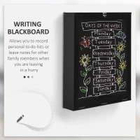 HOMCOM Wall Mounted Table Fold Out Convertible Desk, Multi-Functional Space Saving Computer Desk with Writing Floating Board for Students, Black(m-7)