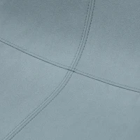 HOMCOM Bar Stools Set of 2, Upholstered Counter Height Bar Chairs, Kitchen Stools with Steel Legs(m-10)