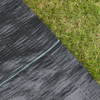 Outsunny 3ftx300ft Landscape Fabric, 4.6OZ Gardener Premium Weed Barrier Durable & Heavy-Duty Weed Block Gardening Mat, Easy Setup & Superior Weed Control Convenient Design(m-10)