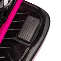 Qaba 6V 3 Wheel Electric Motorcycle for Kids, Battery Powered Motorbike w/ Headlights, Music, Forward & Reverse, Pink(m-9)