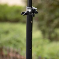 Soozier Foldable Kick Scooter for 14+ w/ Adjustable Handlebar, Kickstand, Rear Wheel Brake System, 7.75'' Big Wheels & ABEC-7 Bearings(m-9)