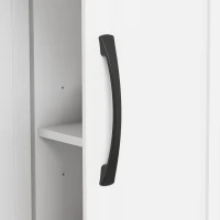 HOMCOM Kitchen Island on Wheels with Rubberwood Top, Rolling Kitchen Cart with 2 Drawers, 4 Doors and Adjustable Shelves(m-10)