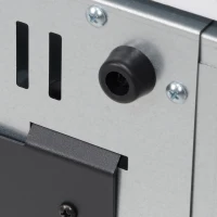 HOMCOM 32 Inches Freestanding Electric Fireplace with Mantel, 1500W Replaceable Fireplace Insert Heater with Timer, White(m-10)