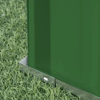 Outsunny 8.5' x 3' x 1' Raised Garden Bed, Galvanized Metal Planter Box for Vegetables Flowers Herbs, Green(m-7)