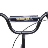 HOMCOM Kick Scooter for Kids 5-12 Years Old with Adjustable Height Handlebar, Non-slip Footplate, Big Wheels, Rear Brake, Blue(m-9)