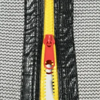 Qaba 6.9FT Kids Trampoline with Safety Net, Gymnastics Bar, Swing, Toddler Trampoline for 3+ Years Old Indoor/Outdoor(m-9)