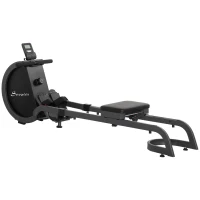 Soozier Rowing Machine with 16 Adjustable Resistance Levels Magnetic Foldable Rower with 2 Aluminum Slide Rails, Digital Monitor, for Home Use, Gym, Office(m-2)