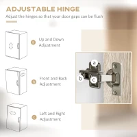 HOMCOM Kitchen Buffet with Hutch Multi Storage Cupboard Cabinet Server Sideboard with Drawers(m-9)