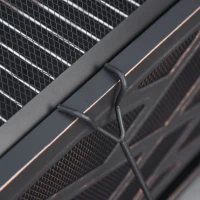 Outsunny 26" Outdoor Fire Pit, Square(m-8)