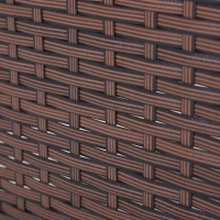 Outsunny Outdoor Wicker Rocking Chair Patio PE Rattan Recliner Chair with Cushion, Adjustable Footrest, Armrests, Turquoise(m-9)