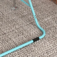 Qaba Folding Gymnastics Bar for Kids, Adjustable Height, Green(m-8)