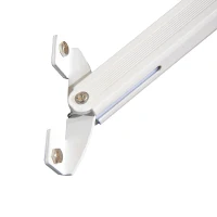 Outsunny 6’x2.3' Drop Arm Window Awning Manual Retractable Canopy Shelter Sunshade (Cream White)(m-10)