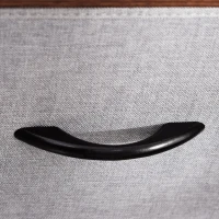 HOMCOM Dresser for Bedroom with 8 Drawers, 3-Tier Fabric Chest of Drawers, Tall Dresser Storage Tower with Steel Frame and Wooden Top for Closets, Nursery Room, Grey(m-10)