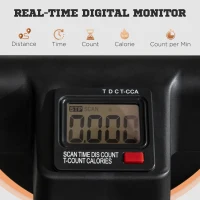 Soozier Foldable Ab Twister Board for Waist Trimming, Ab Waist Sculptor Workout Equipment wirh Screen Showing Time, Calories(m-6)