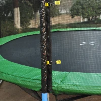 Aosom 12' Round Trampoline Enclosure Trampolining Bounce Safety Net Fence Replacement(m-10)