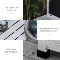 Outsunny 75 Gallon Wooden Storage Box patio Deck Box Bench, Garden Backyard Outdoor Storage Container with Aerating Gap & Weather-Fighting Finish, White(m-6)