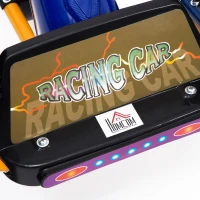 Soozier Pedal Go Kart Racing Style Children Ride On Car Outdoor Racer Adjustable Seat(m-9)