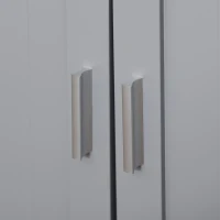 PawHut Wooden Cat Litter Box Enclosure Furniture with Adjustable Partition, Cat Washroom End Table with Open Shelf, Gray(m-9)