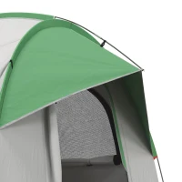 Outsunny 2000mm Waterproof SUV Tent, Car Tent with 3 Doors and Mesh Window, for 5-6 Person Camping Travel, Gray and Green(m-9)