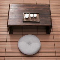 Outsunny 11 Pcs Plastic Interlocking Deck Tiles, 12" x 12" Non-slip Flooring Tiles for Indoor Outdoor Patio Balcony, Light Brown(m-8)