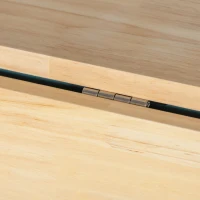 HOMCOM Rolling Kitchen Island Cart with Drop Leaf, Kitchen Cart on Wheels with Wood Top, 2 Drawers and 2 Storage Cabinets, Island Table for Kitchen, Dining Room, Light Blue(m-9)