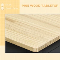 HOMCOM Kitchen Storage Trolley Cart Serving Cart 2 Drawers Wine Glass Rack Towel Rail(m-6)