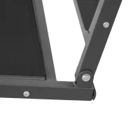 Outsunny 3-Seater Swing Chair Covered Garden Hammock A-Frame Outdoor Porch Glider Sling Seat with Adjustable Canopy Cover, Black(m-9)