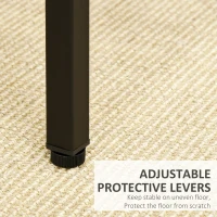 HOMCOM 5 Pieces Industrial Rectangular Bar Table Set, Dining Table Set Breakfast Table with 4 Stools for Dining Room, Kitchen, Dinette, Rustic Brown(m-6)