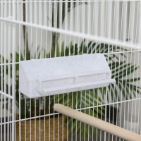 PawHut 54" Extra Large Portable Rolling Iron Aviary Flight Bird Cage And Accessories(m-8)