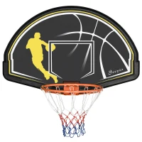 Soozier Wall Mounted Basketball Hoop, Mini Basketball Hoop and Backboard for Kids and Adults(m-2)